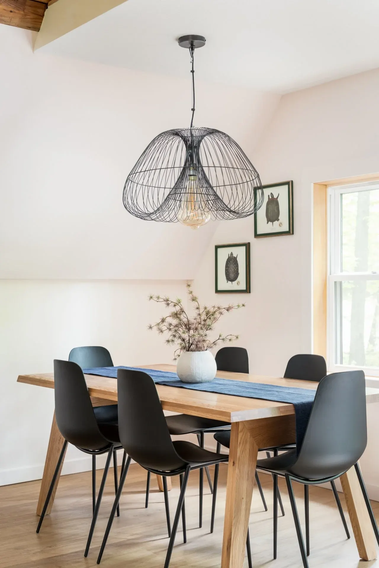 Custom architecture and clean lines inside Roost A-Frame