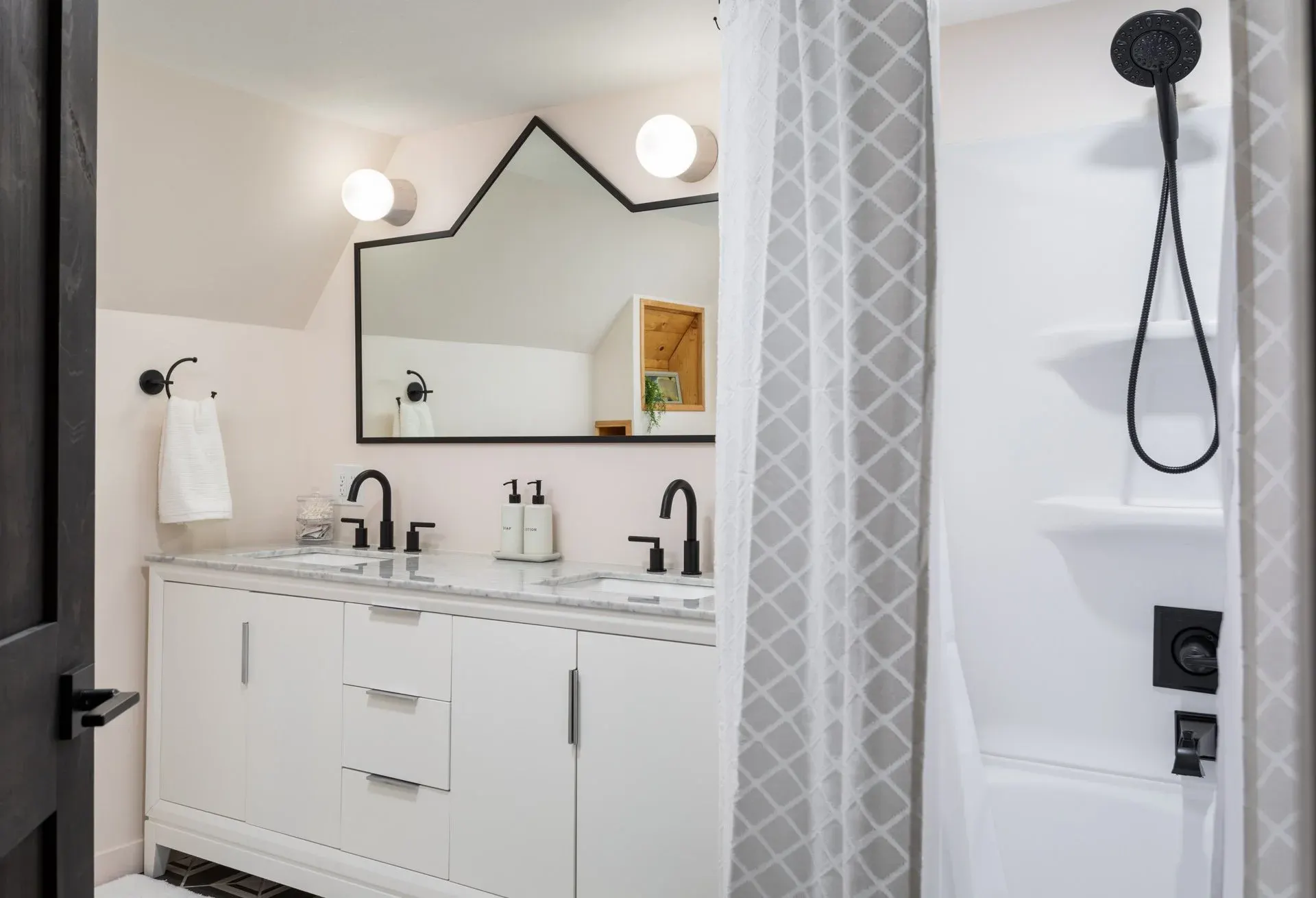 Custom architecture and clean lines inside Roost A-Frame