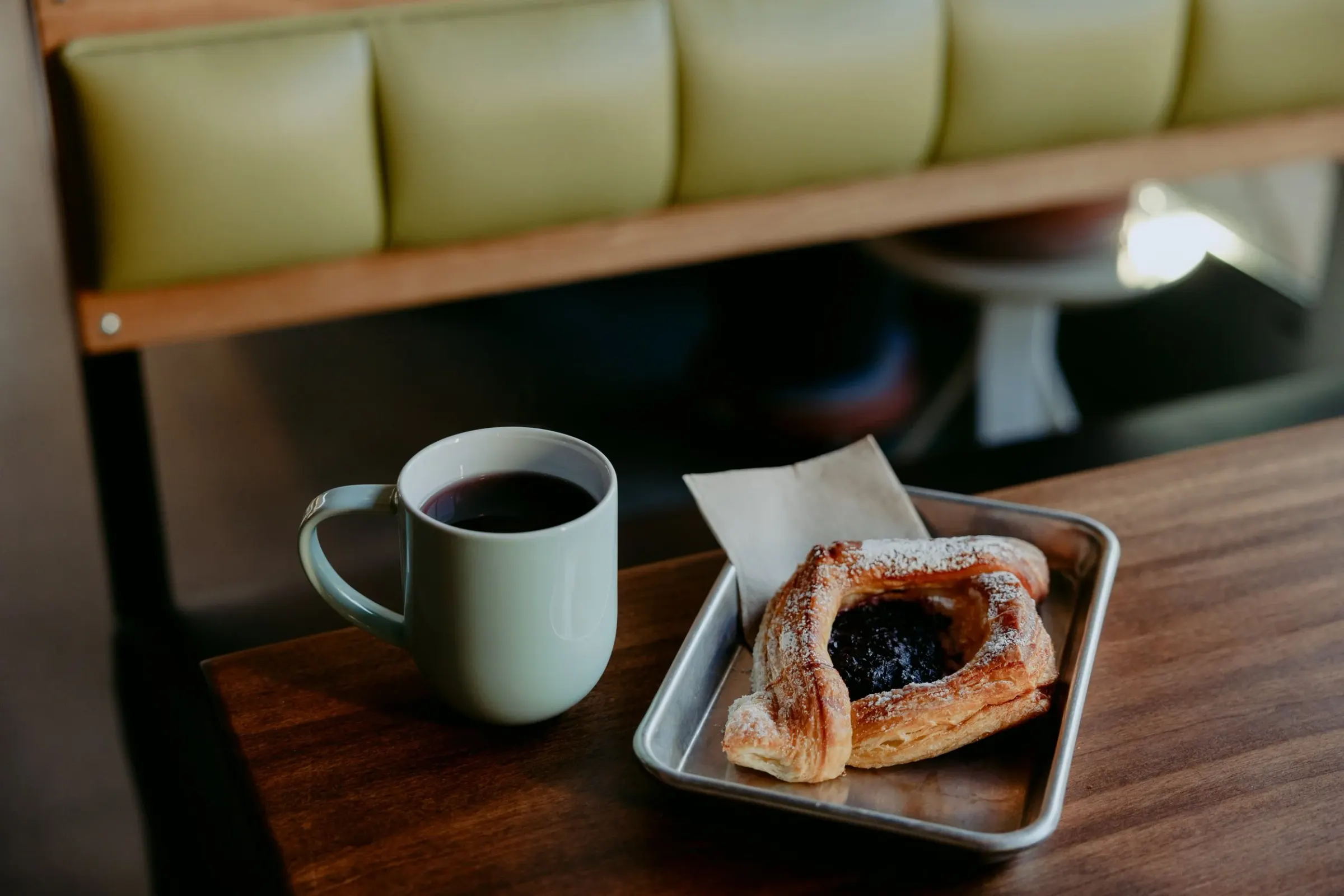 Coffee and croissant