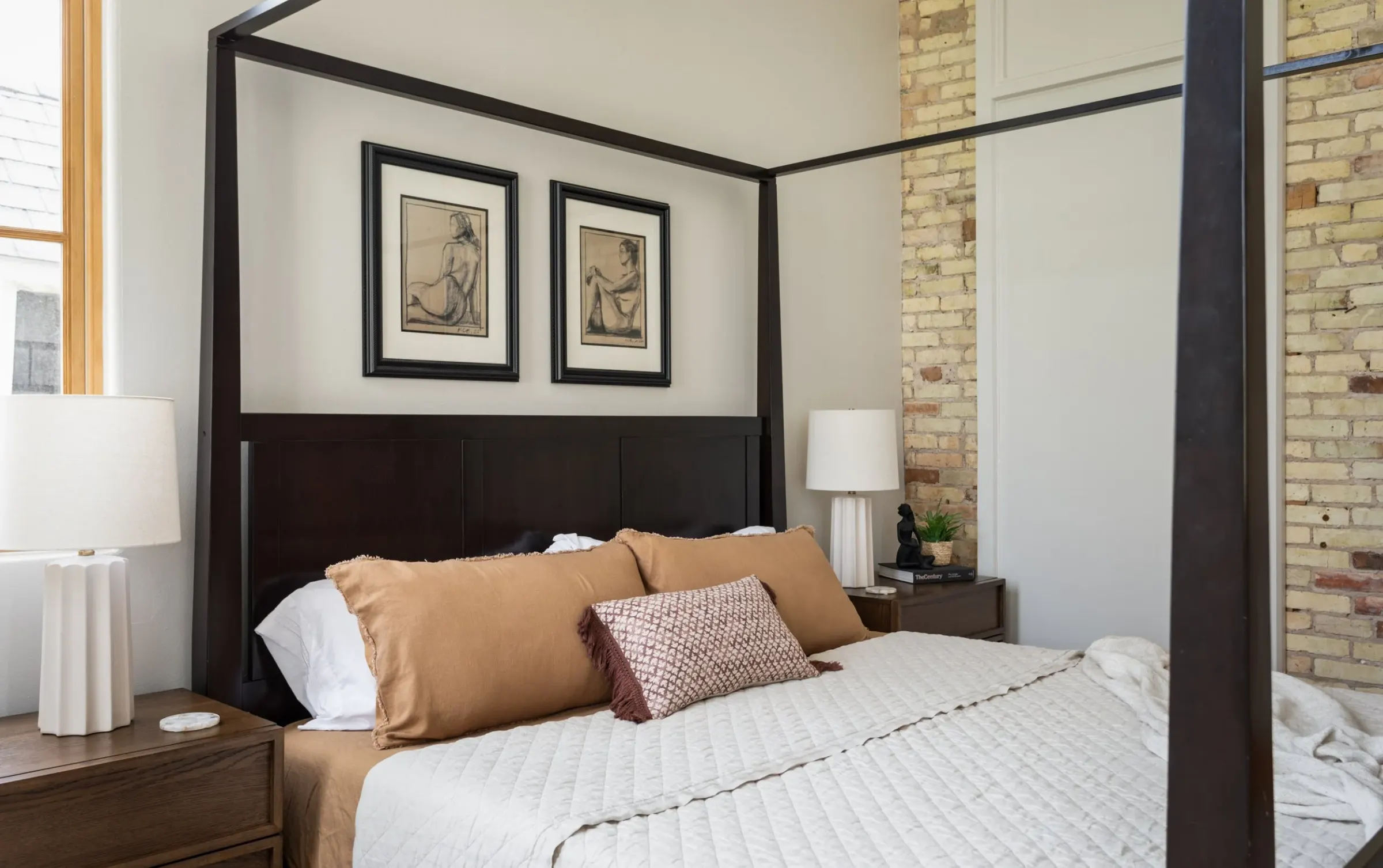 Custom architecture and clean lines inside Historic Hearth