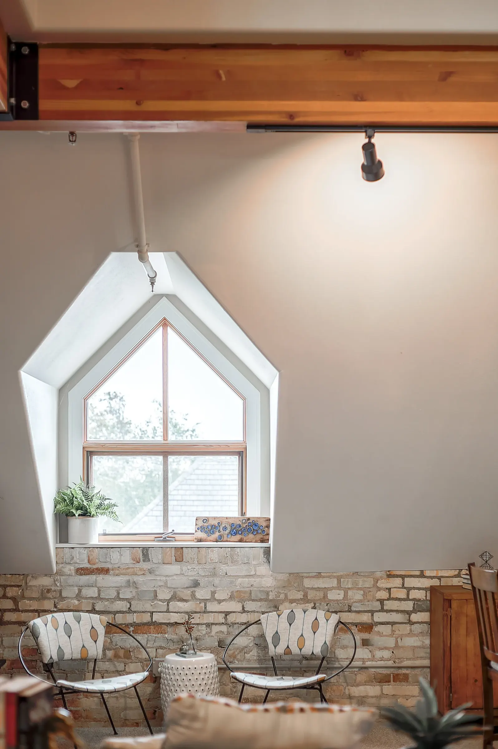 Custom architecture and clean lines inside Spiral Sanctuary