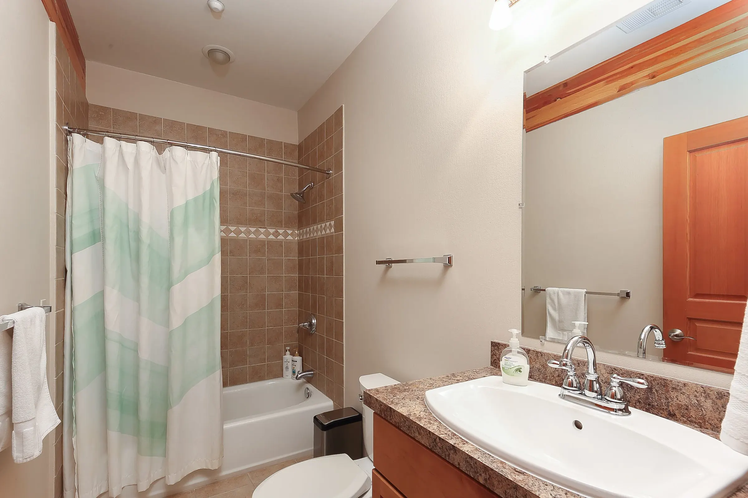 Beautifully styled interior space at Spiral Sanctuary in The Commons, Traverse City